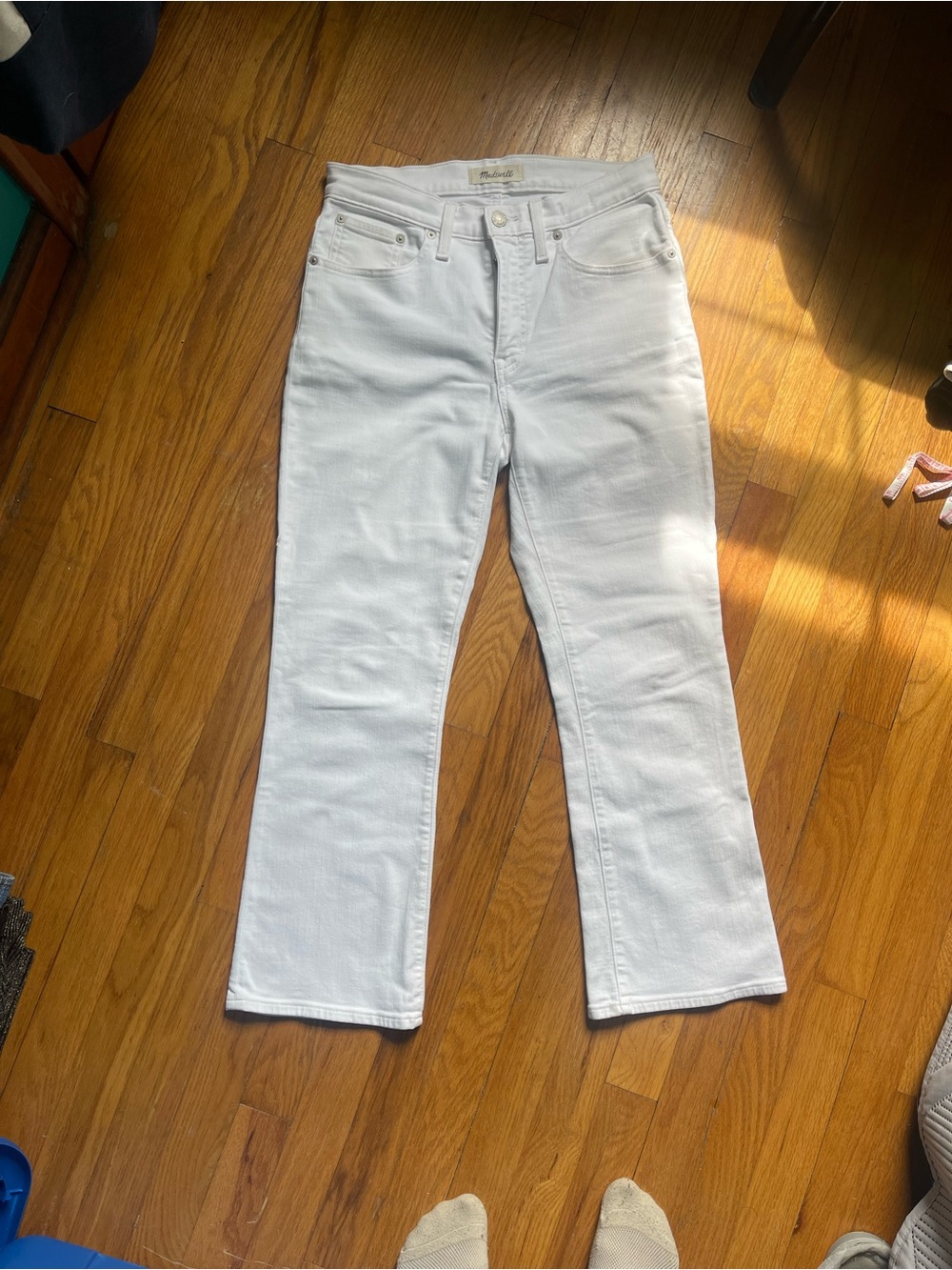 Madewell White High-Rise Jeans Size 28